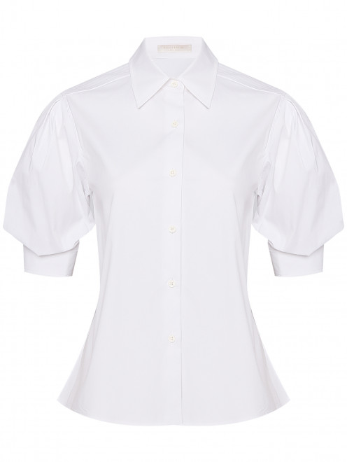 Блузка из хлопка с рукавами-буфами Ellassay - Общий вид