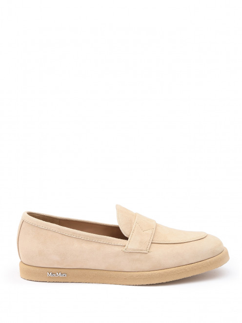 Мокасины из замши однотонные Max Mara - Обтравка1
