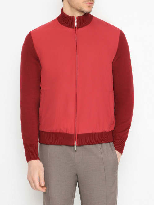 Куртка на молнии с карманами Doriani Cashmere - МодельВерхНиз