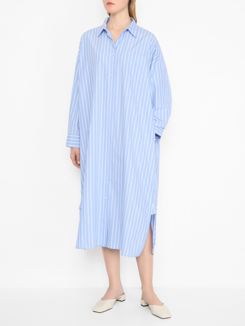 Платье-рубашка из хлопка Weekend Max Mara - МодельВерхНиз