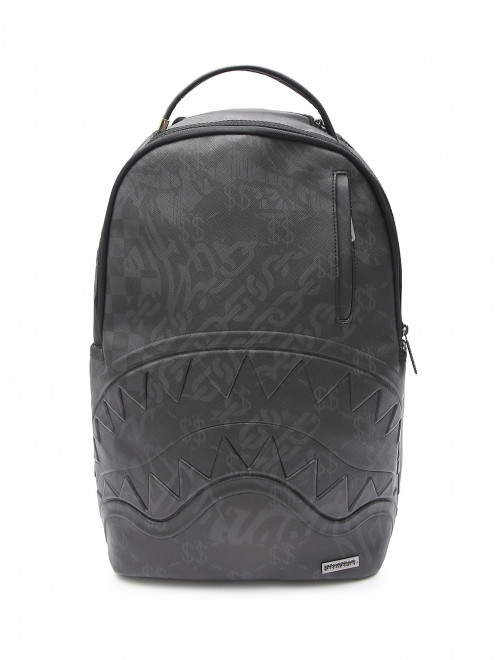 Комбинированный рюкзак с узором Sprayground - Общий вид