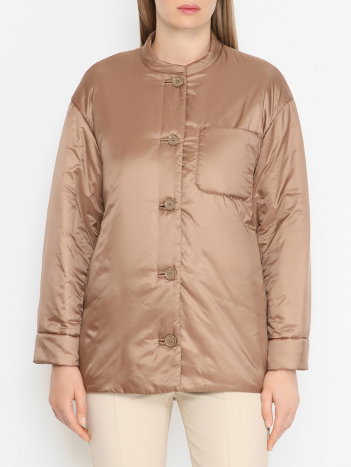 Стеганая куртка с утеплителем Max Mara - МодельВерхНиз