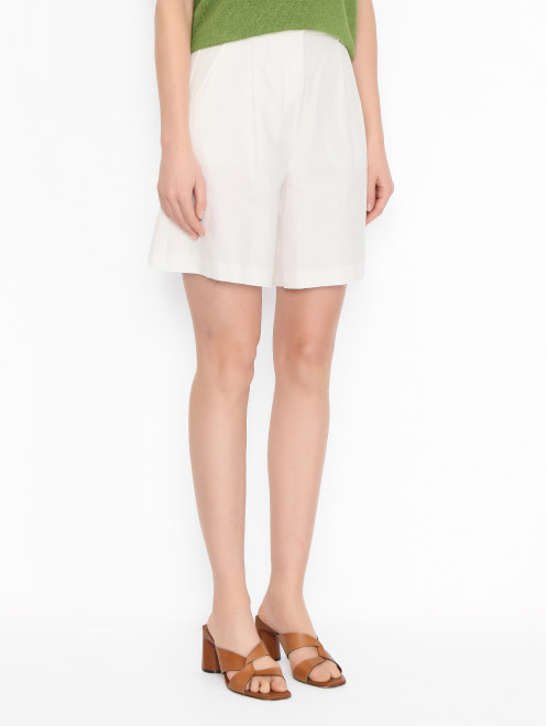 Шорты из смешанного хлопка Weekend Max Mara - МодельВерхНиз