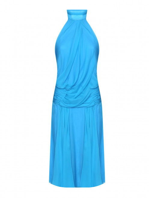 Платье из шелка с открытой спиной Alberta Ferretti - Общий вид