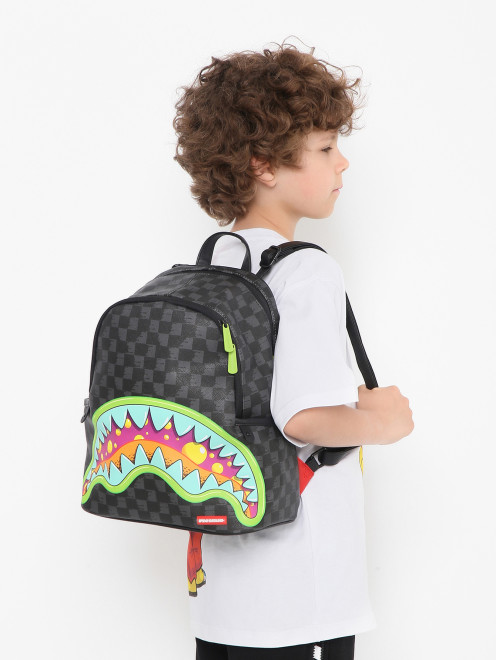 Рюкзак с принтом Sprayground - МодельВерхНиз