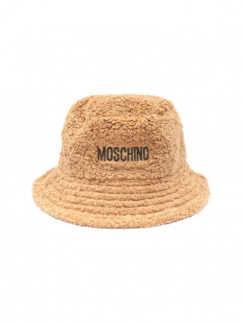 Однотонная панама с логотипом Moschino - Общий вид