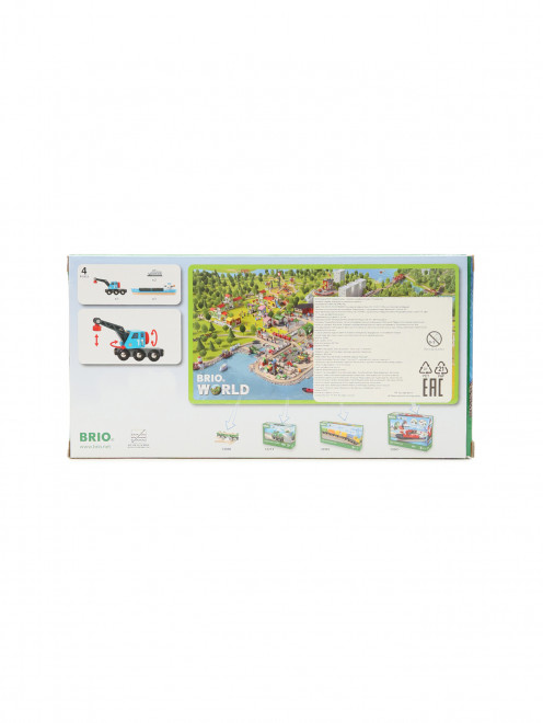 Игровой набор - корабль с погрузчиком BRIO - Обтравка1