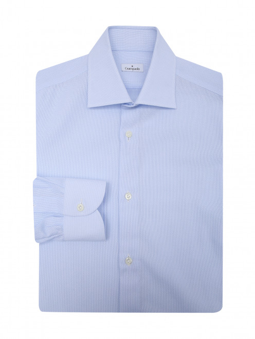 Рубашка из хлопка на пуговицах Giampaolo - Общий вид
