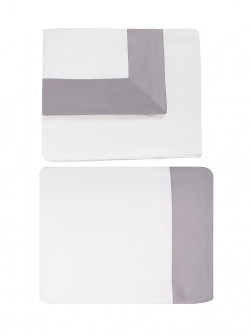 Постельное белье из хлопка с контрастной отделкой Frette - Обтравка1