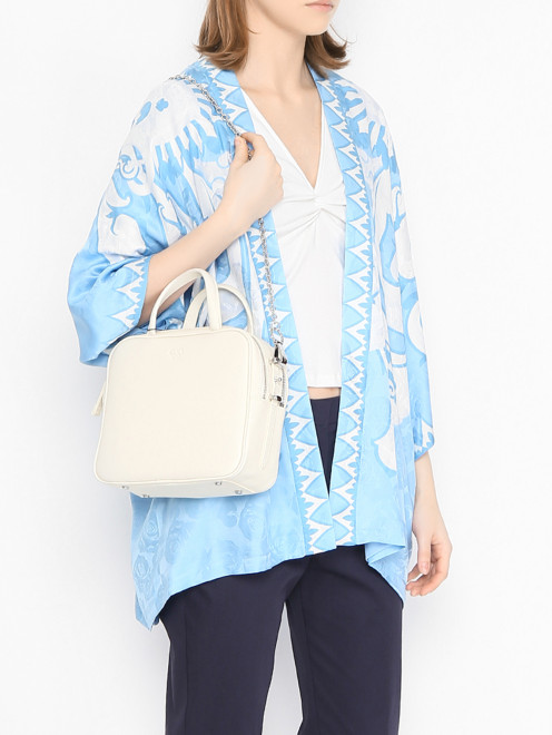 Сумка из кожи Weekend Max Mara - МодельВерхНиз