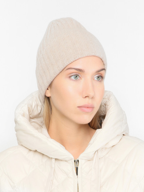 Шапка из шерсти с логотипом Weekend Max Mara - МодельОбщийВид