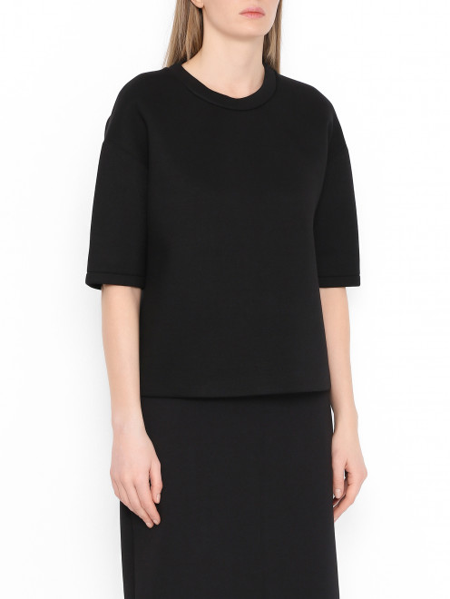 Футболка из плотной вискозы Max Mara - МодельВерхНиз