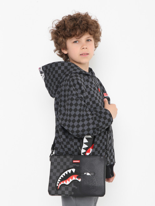 Сумка - кошелек с принтом Sprayground - МодельВерхНиз