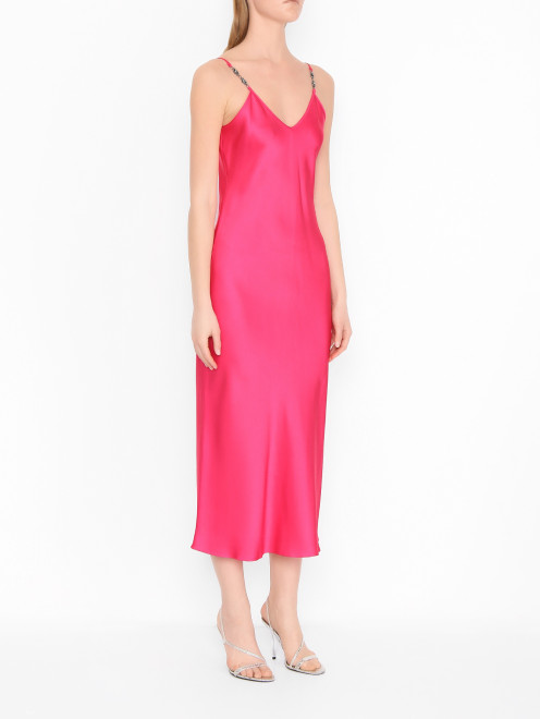 Платье-комбинация с декоративными бретелями Max Mara - МодельВерхНиз
