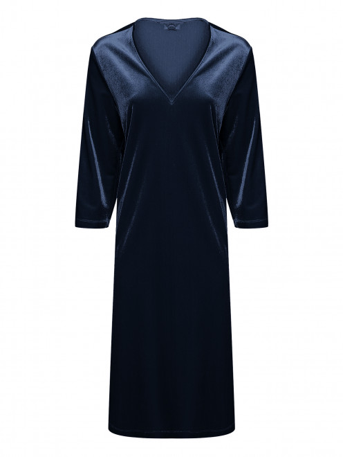 Бархатное платье с V-образным вырезом Marina Rinaldi - Общий вид