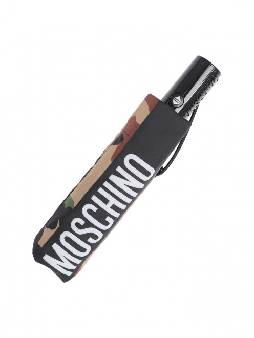 Зонт-автомат с узором Moschino - Общий вид