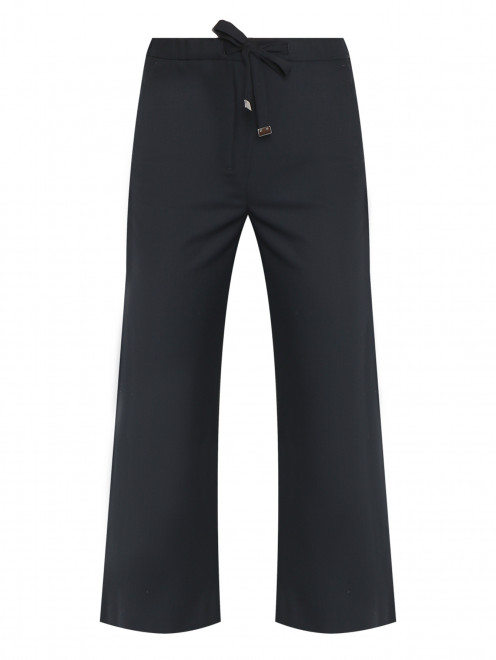 Брюки из тонкой шерсти на резинке Max Mara - Общий вид