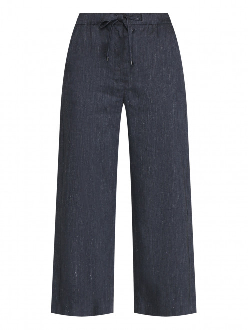 Брюки из льна и вискозы на резинке Max Mara - Общий вид