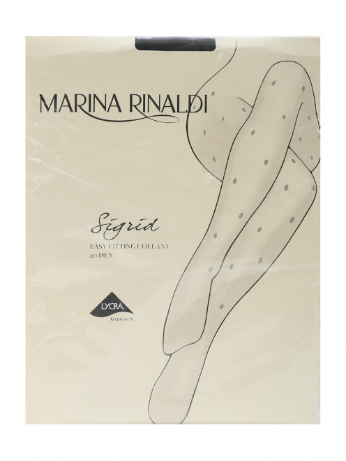 Колготки черные "в горошек "20 den Marina Rinaldi - Общий вид