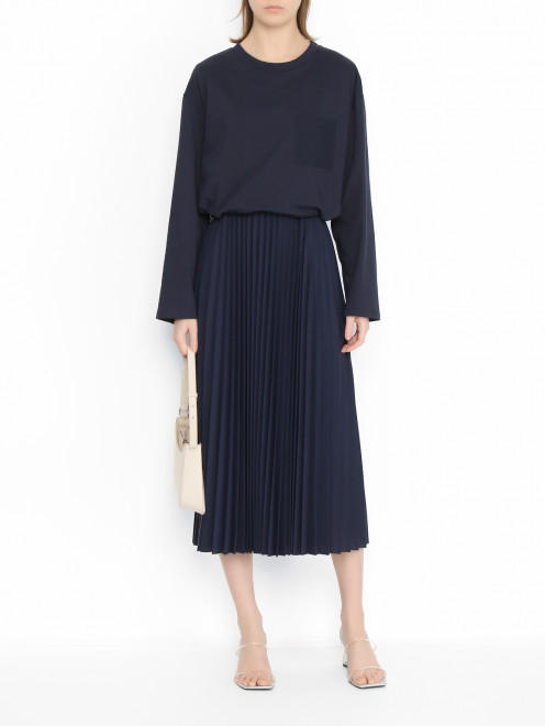 Платье из смешанного хлопка Weekend Max Mara - МодельОбщийВид