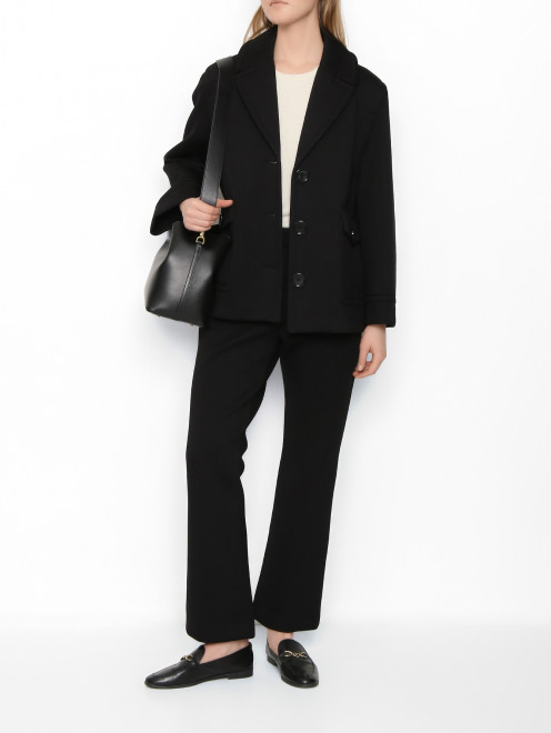 Полупальто из вискозного трикотажа Max Mara - МодельОбщийВид