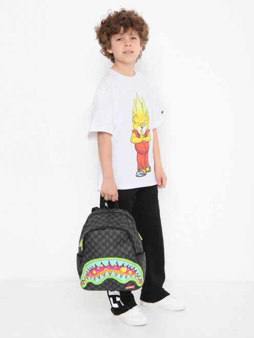 Рюкзак с принтом Sprayground - МодельОбщийВид