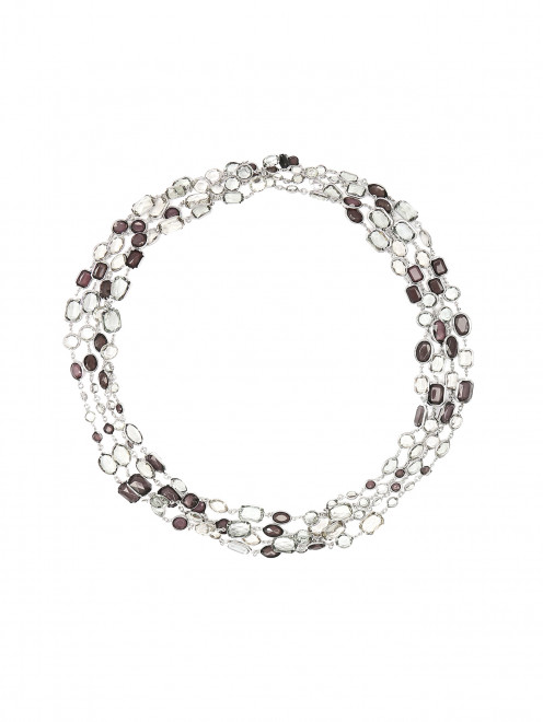 Ожерелье из металла с кристаллами Marina Rinaldi - Общий вид