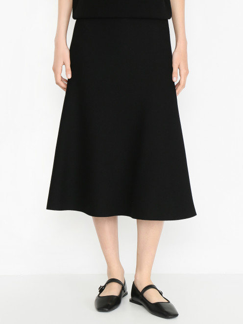 Трикотажная юбка-трапеция Max Mara - МодельВерхНиз