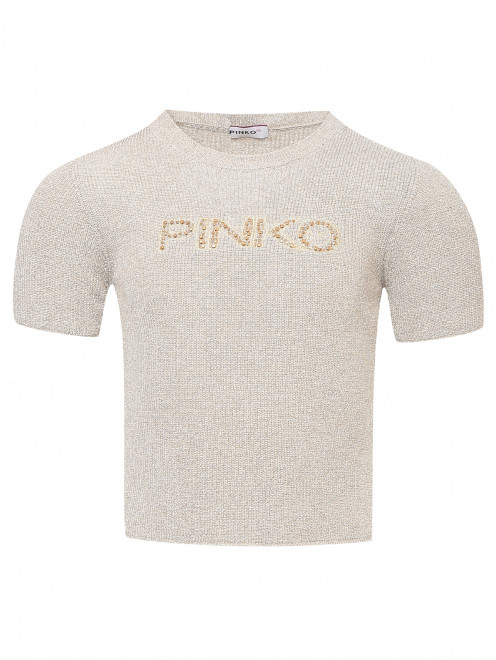 Трикотажный топ с завязками Pinko - Общий вид