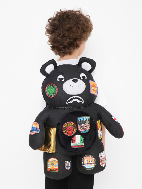 Комбинированный рюкзак медведь  Sprayground - МодельВерхНиз