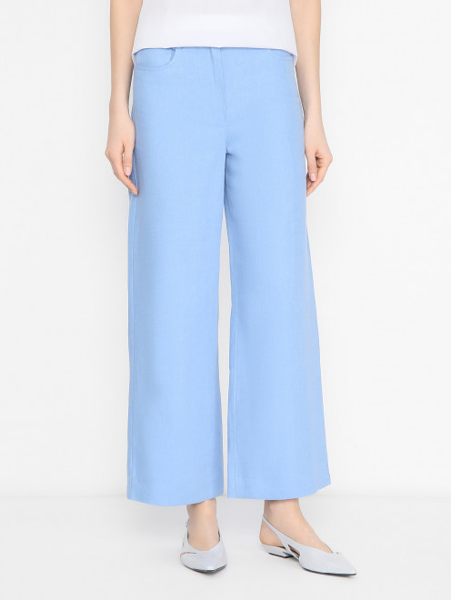 Брюки из льна Max Mara - МодельВерхНиз