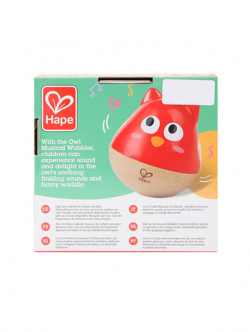 Музыкальная игрушка - неваляшка "совенок" Hape - Обтравка1