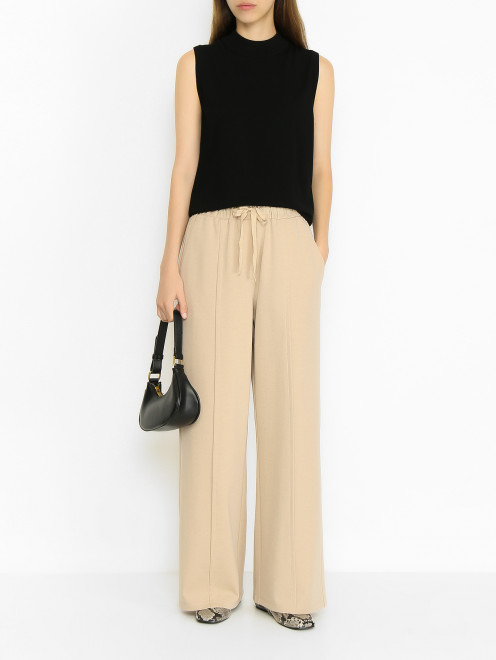 Топ из смесовой вискозы Weekend Max Mara - МодельОбщийВид