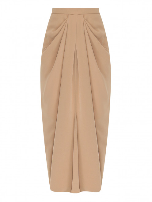 Юбка однотонная с драпировками Max Mara - Общий вид