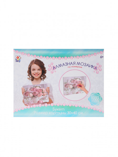 Алмазная мозаика "Букет"  1toy - Общий вид