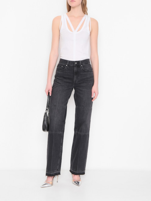 Топ на бретелях Helmut Lang - МодельОбщийВид