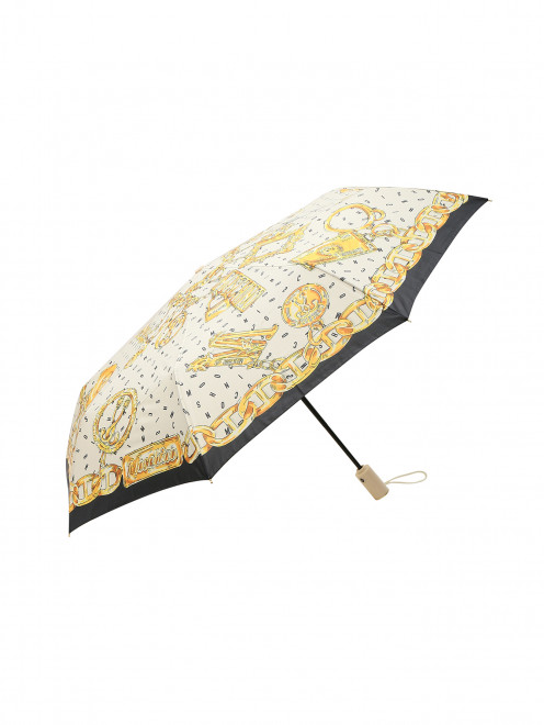 Складной зонт с принтом Moschino - Общий вид