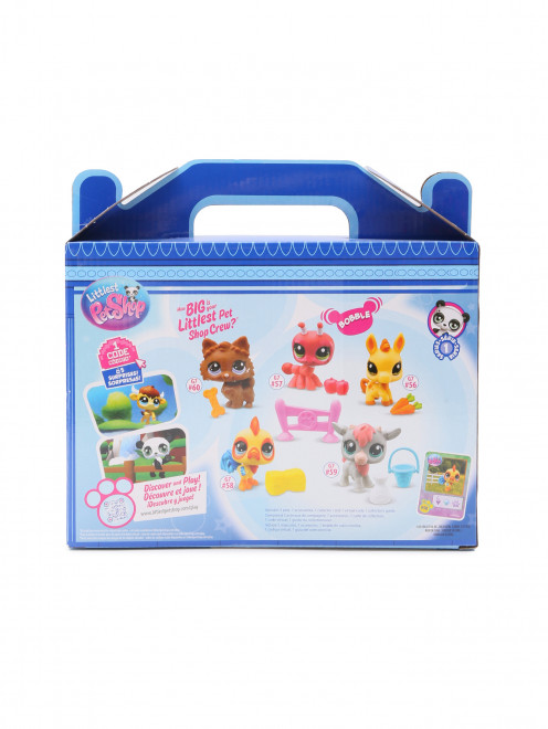 Набор "Ферма": пять фигурок мини-животных Littlest Pet shop - Обтравка1