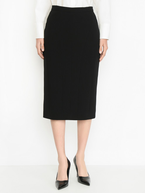 Юбка-карандаш с разрезом Max Mara - МодельВерхНиз