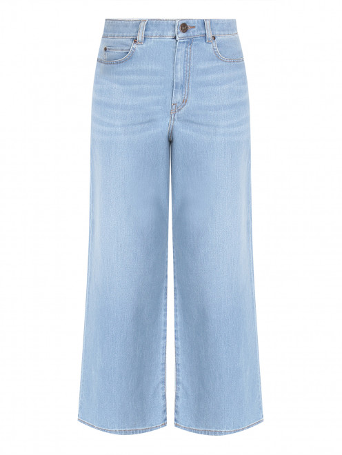 Широкие джинсы из светлого денима Weekend Max Mara - Общий вид