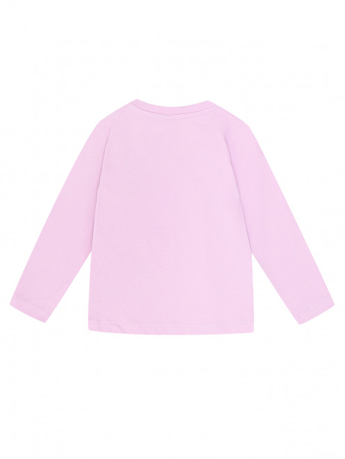 Хлопковый лонгслив с принтом Stella McCartney kids - Обтравка1