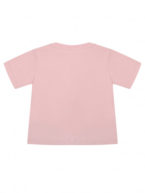 Хлопковая футболка с принтом Stella McCartney kids - Обтравка1
