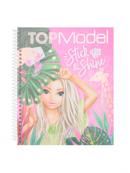 Раскраска depesche topmodel stick&shine с наклейками Top Model - Общий вид