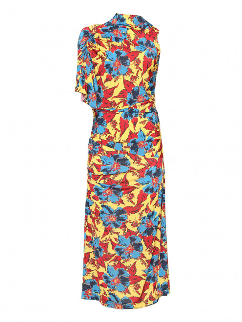 Ассиметричное платье из вискозы с драпировкой Colville - Общий вид