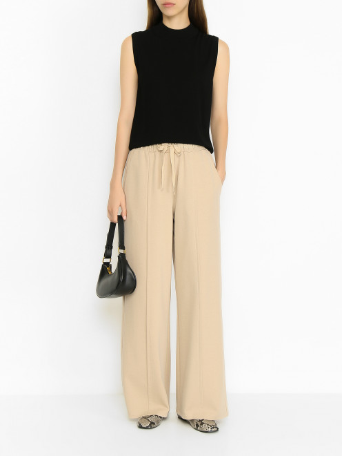 Трикотажные брюки со стрелками Weekend Max Mara - МодельОбщийВид