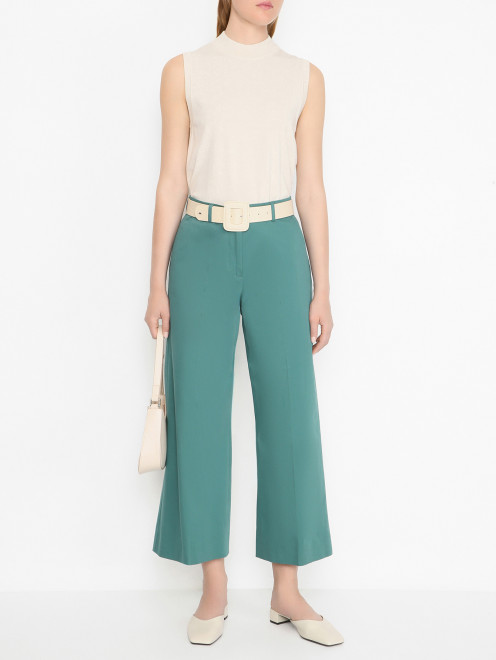 Трикотажный топ без рукавов Weekend Max Mara - МодельОбщийВид