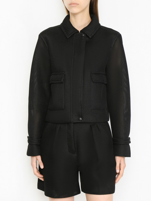 Жакет из текстиля с карманами Max Mara - МодельВерхНиз
