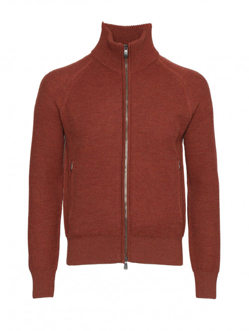 Кардиган из шерсти на молнии Piacenza Cashmere 1733 - Общий вид