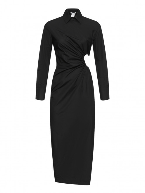 Платье с драпировкой и вырезом на талии Max Mara - Общий вид