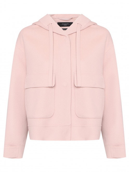 Полупальто из шерсти на кнопках Weekend Max Mara - Общий вид